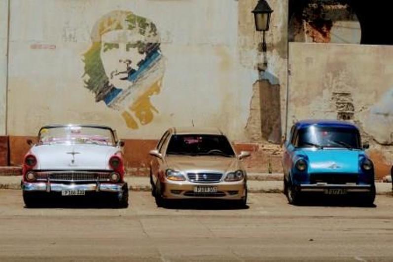 El Che con coches (Foto: privat)