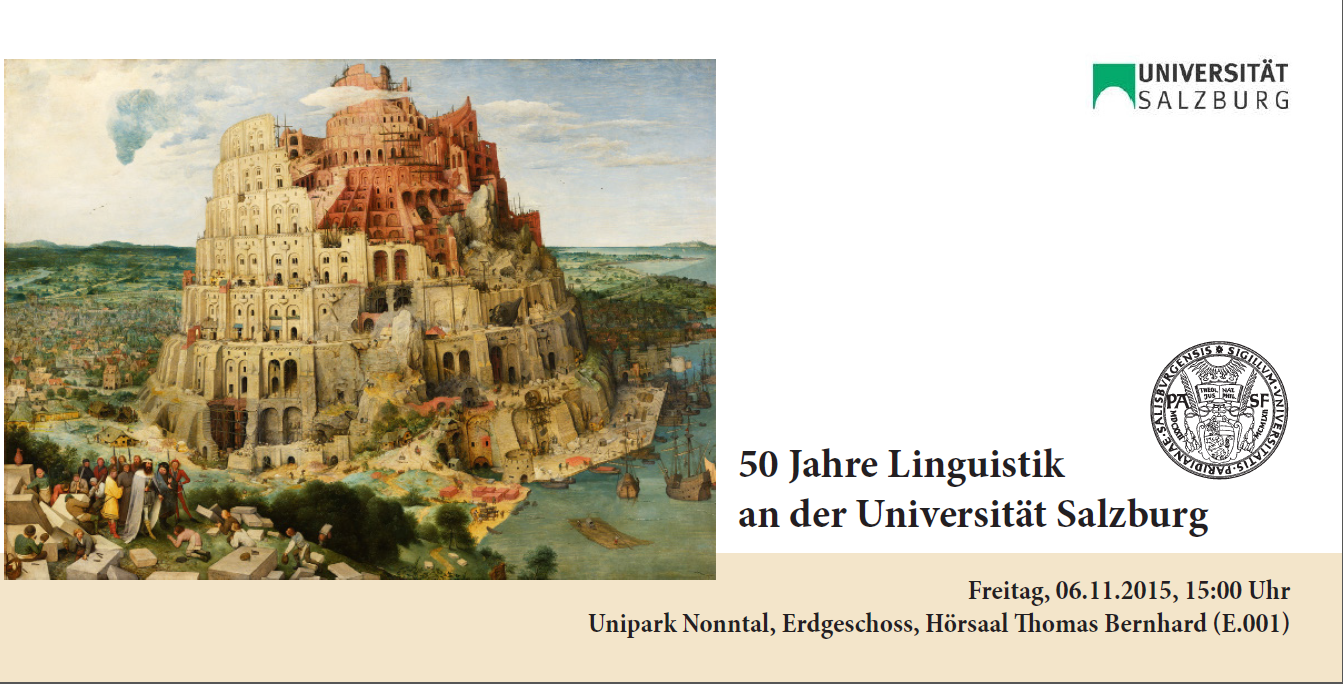 50-Jahr-Feier des Fachbereichs Linguistik
