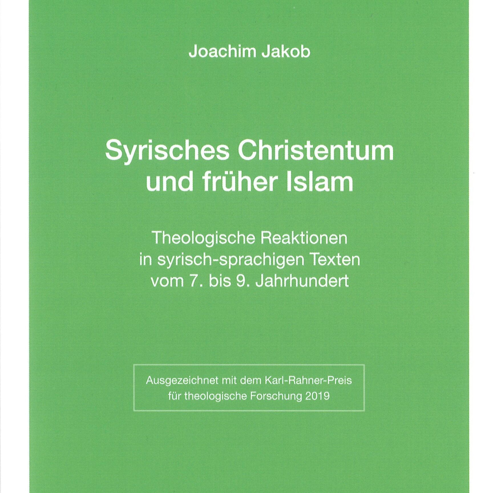 Jakob - Syr. Christentum u. früher Islam