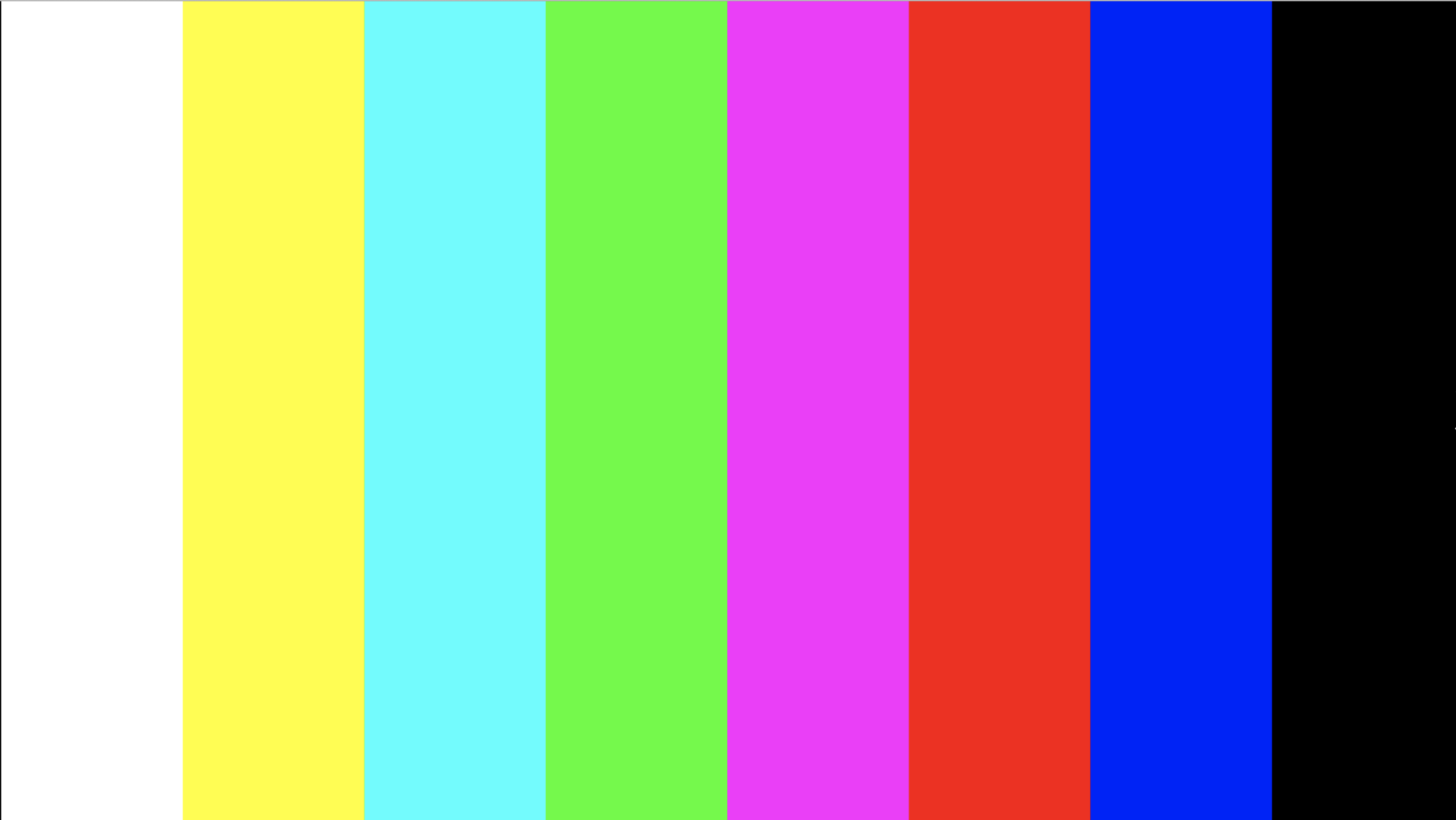 Bild EBU Colorbars