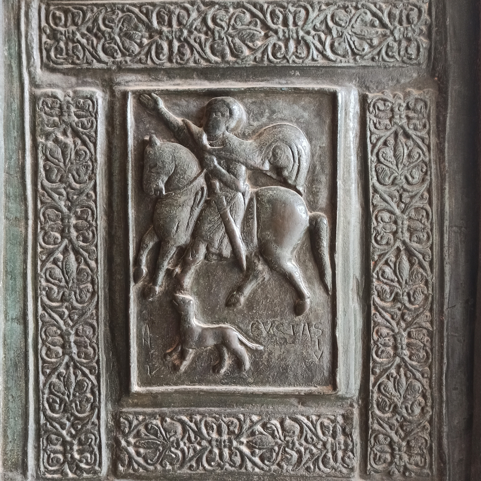 Detail an einer Tür am Dom von Monreale