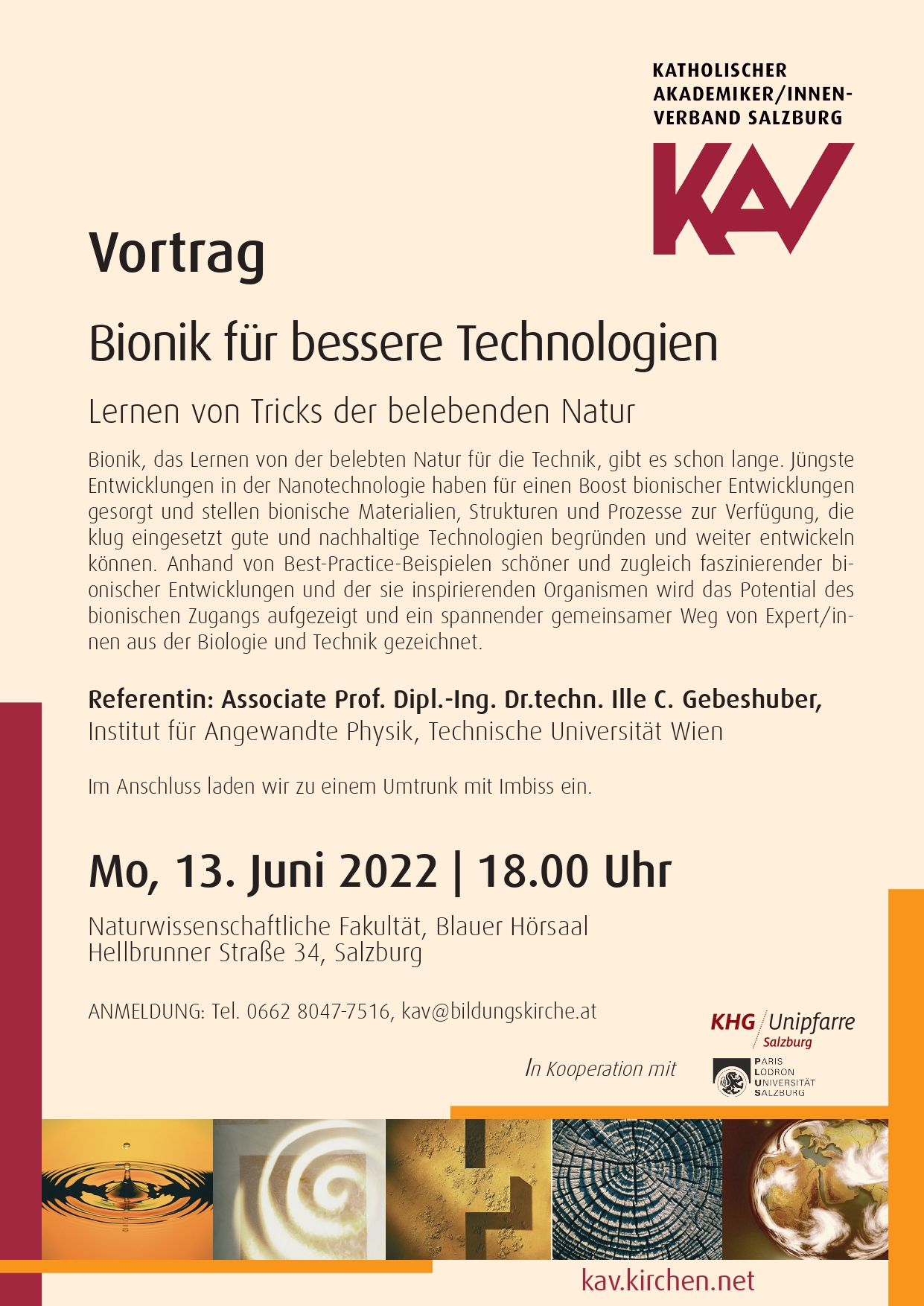 Plakat: Bionik für bessere Technologien