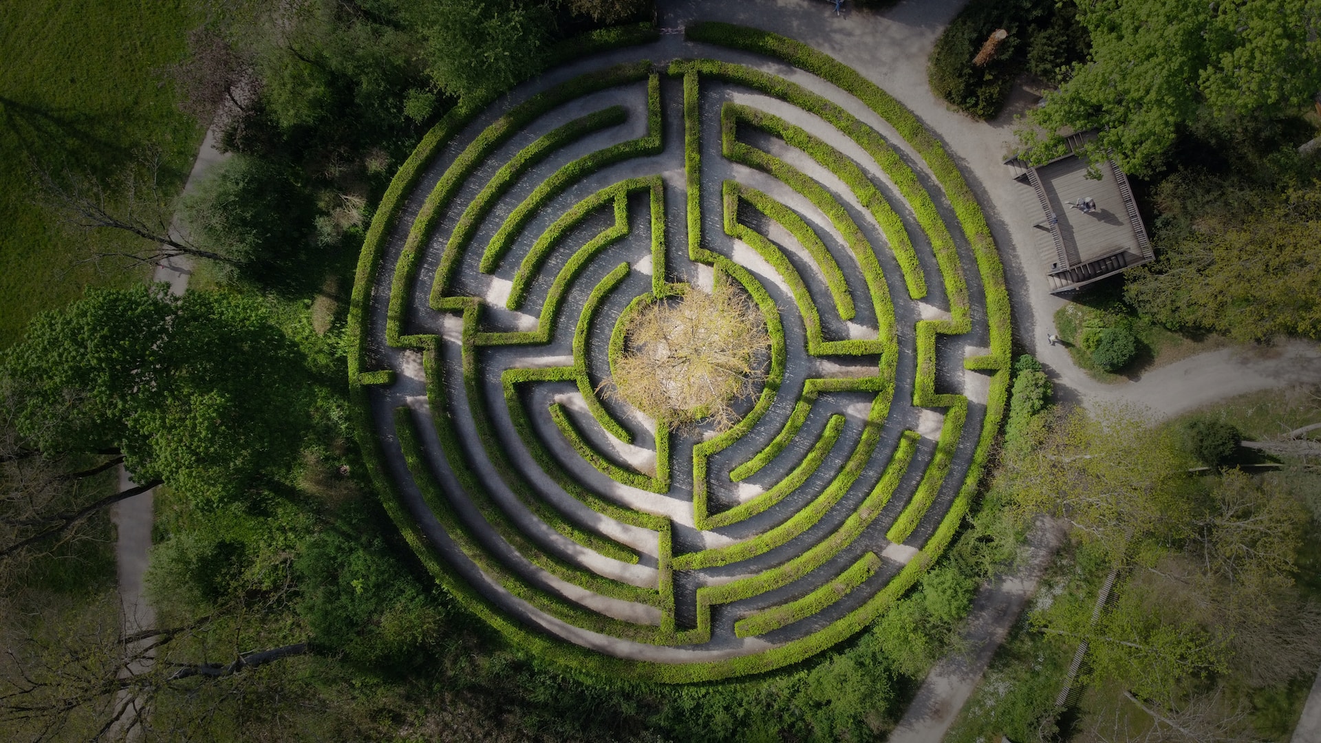 Labyrinth, Ben Mathis Seibel auf Unsplash
