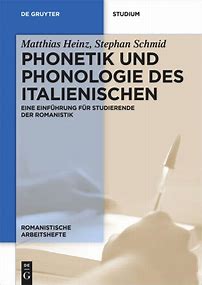 Cover Phonetik und Phonologie des Italienischen