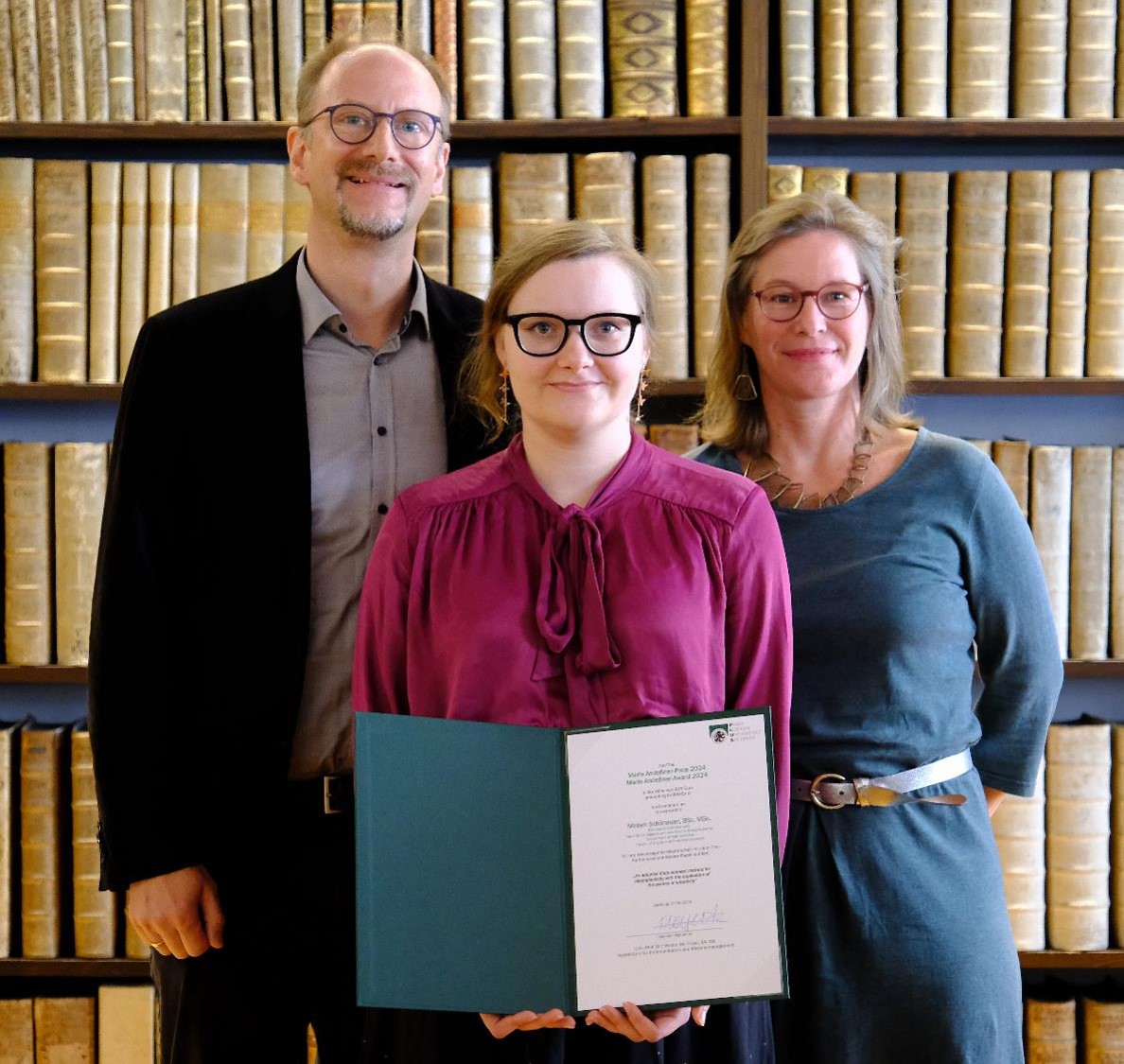 Marie Andeßner-Preis für Miriam Schönauer