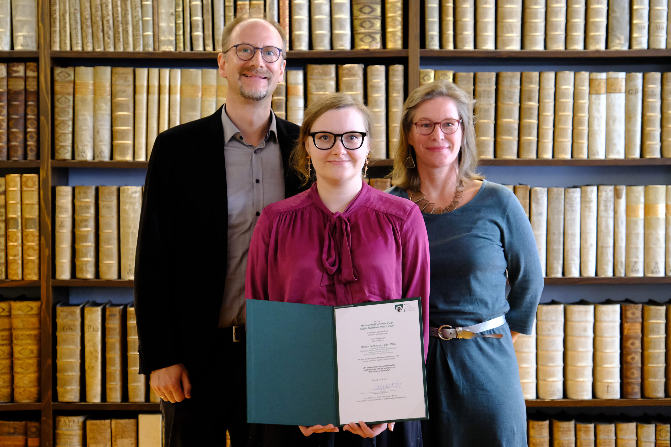 Picture Marie Andeßner Prize for Miriam Schönauer