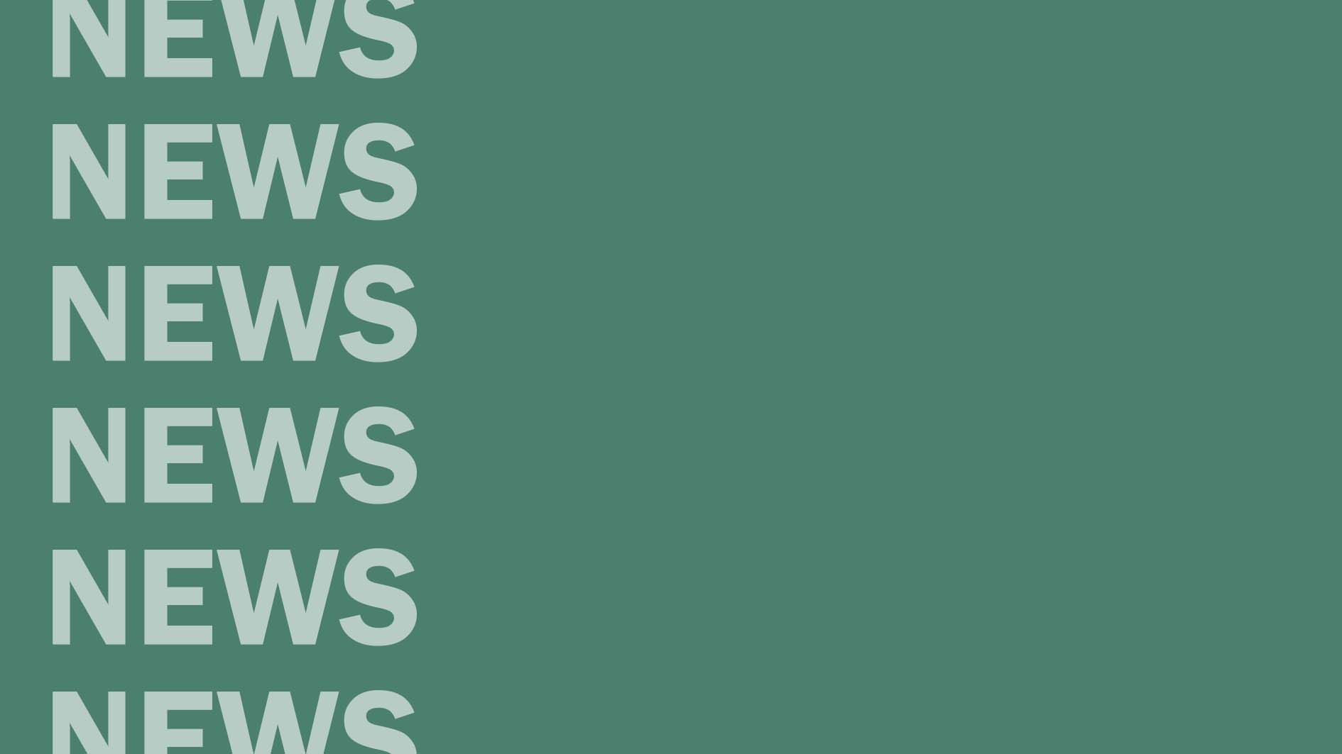Grüner Hintergrund mit NEWS-Schriftzug