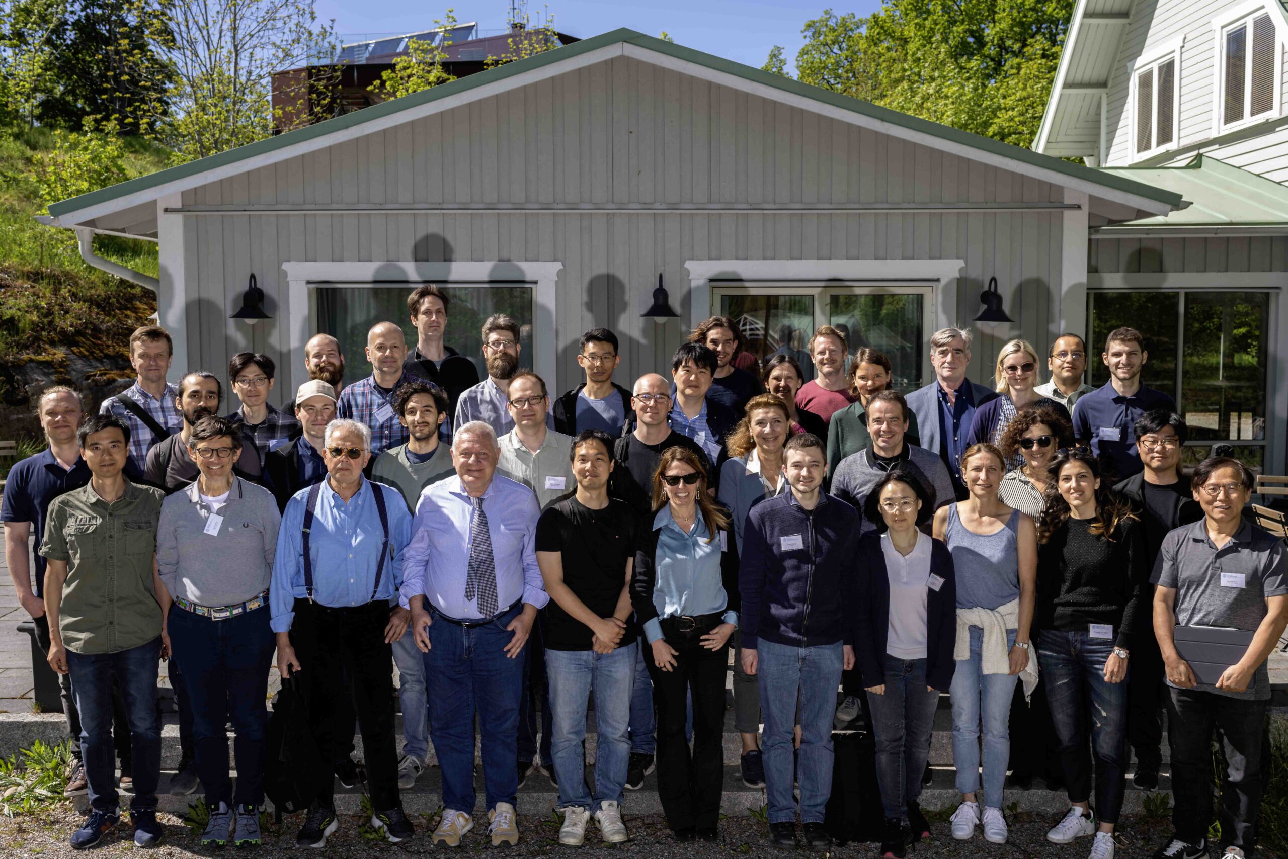 Group photo at the Workshop on Nonlinear Parabolic PDEs at Institut Mittag-Leffler, May 20-24, 2024