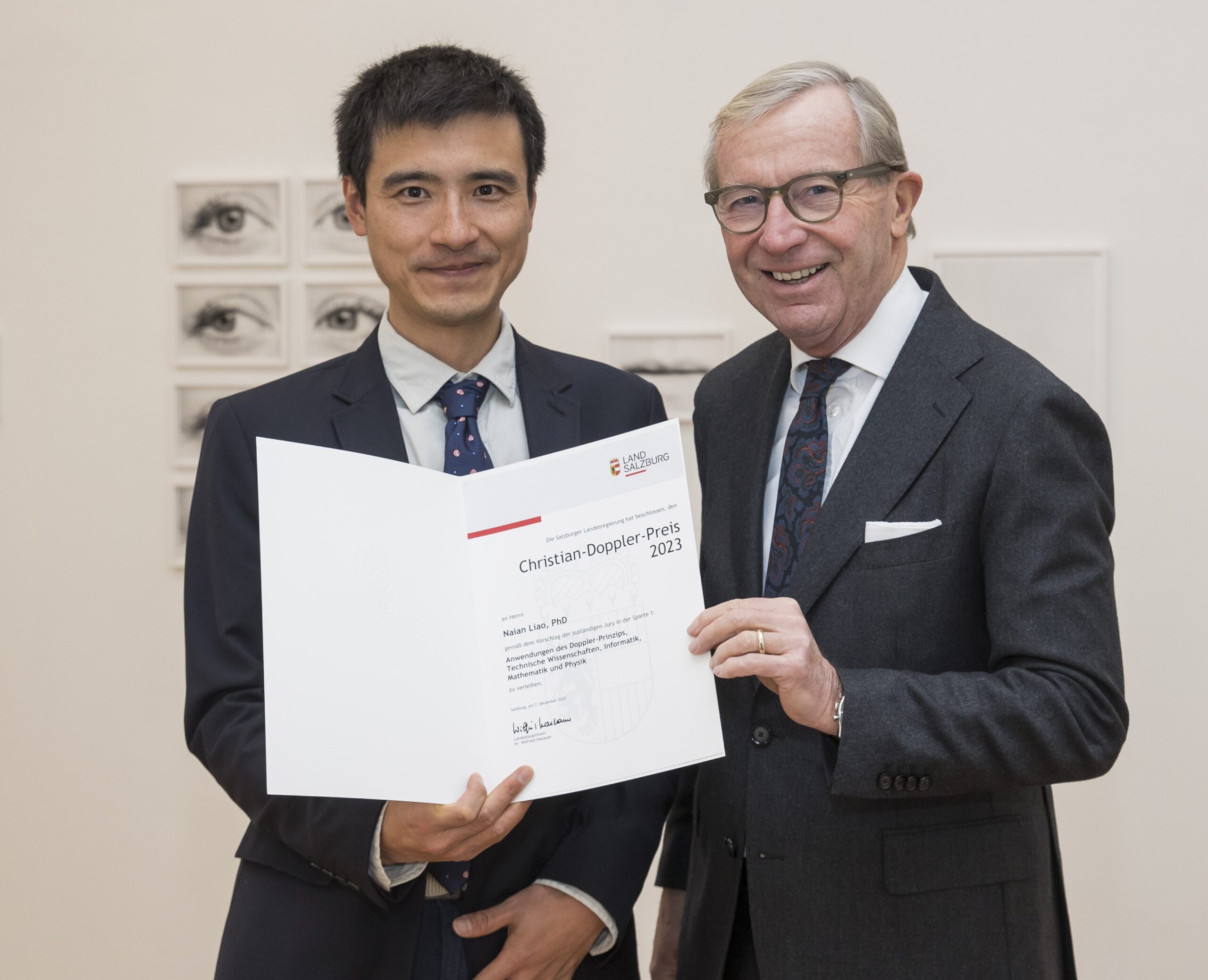 Christian Doppler Award for Naian Liao