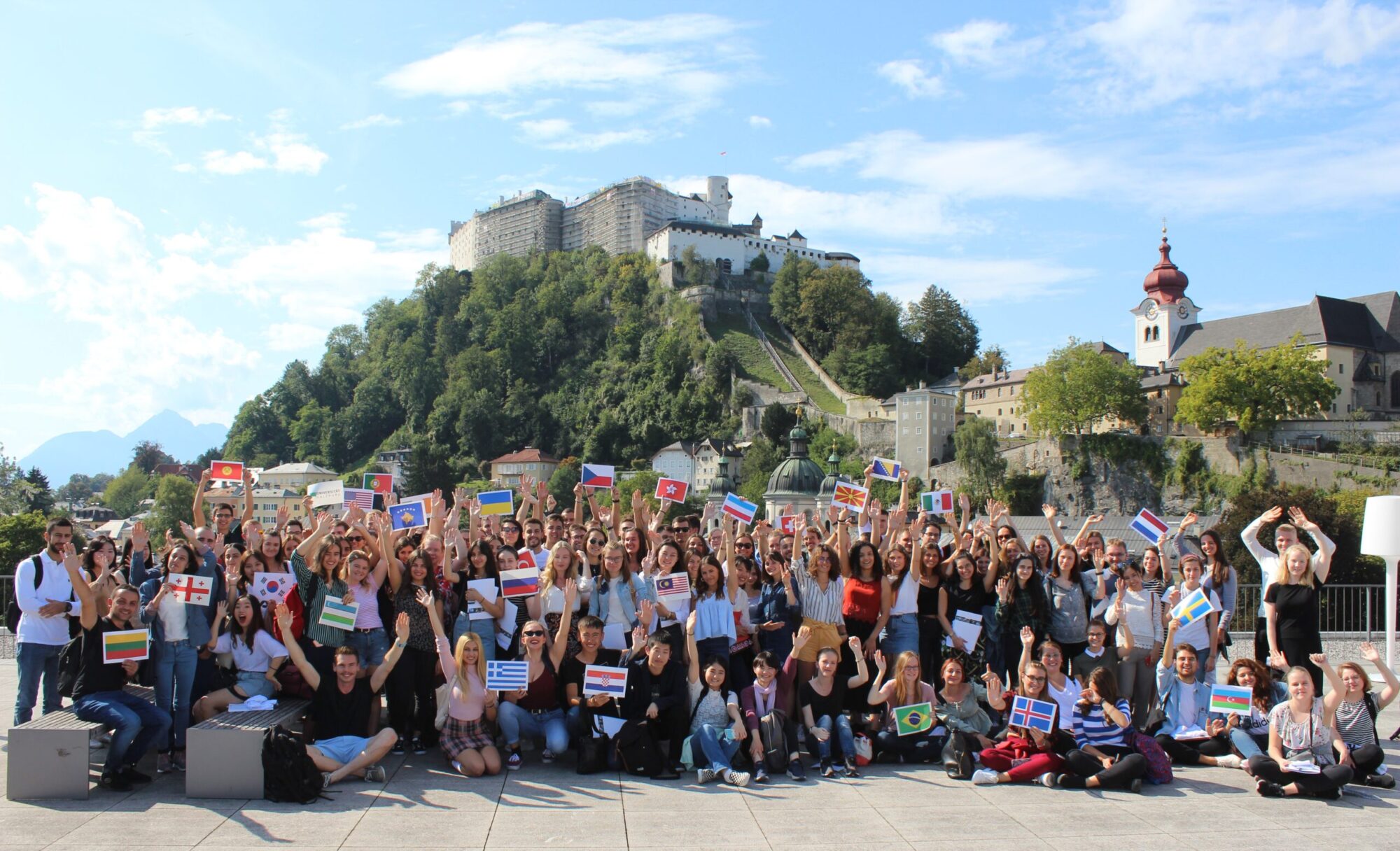 Internationale Studierende an der PLUS