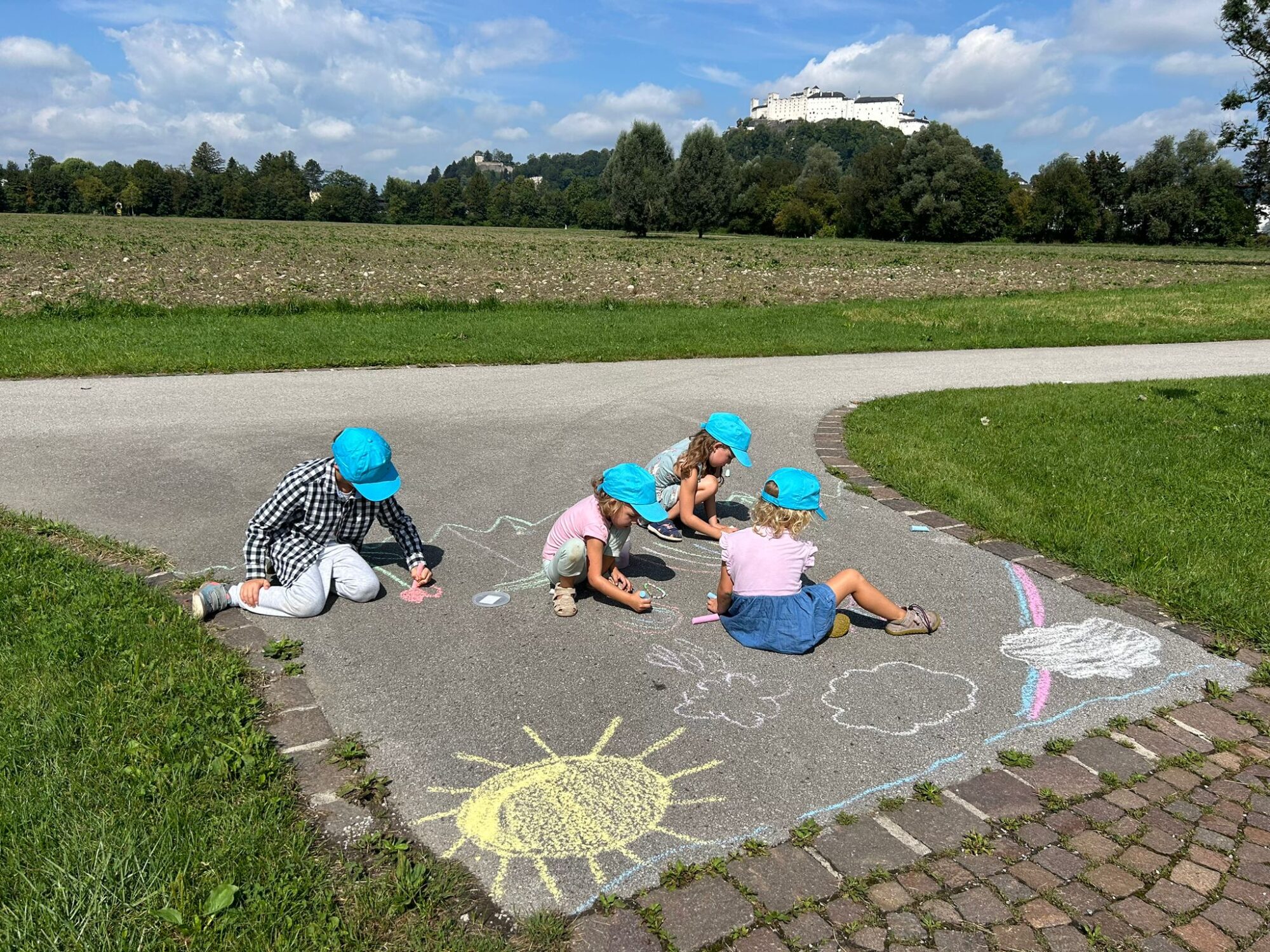 Kinder in der Sommerbetreuung