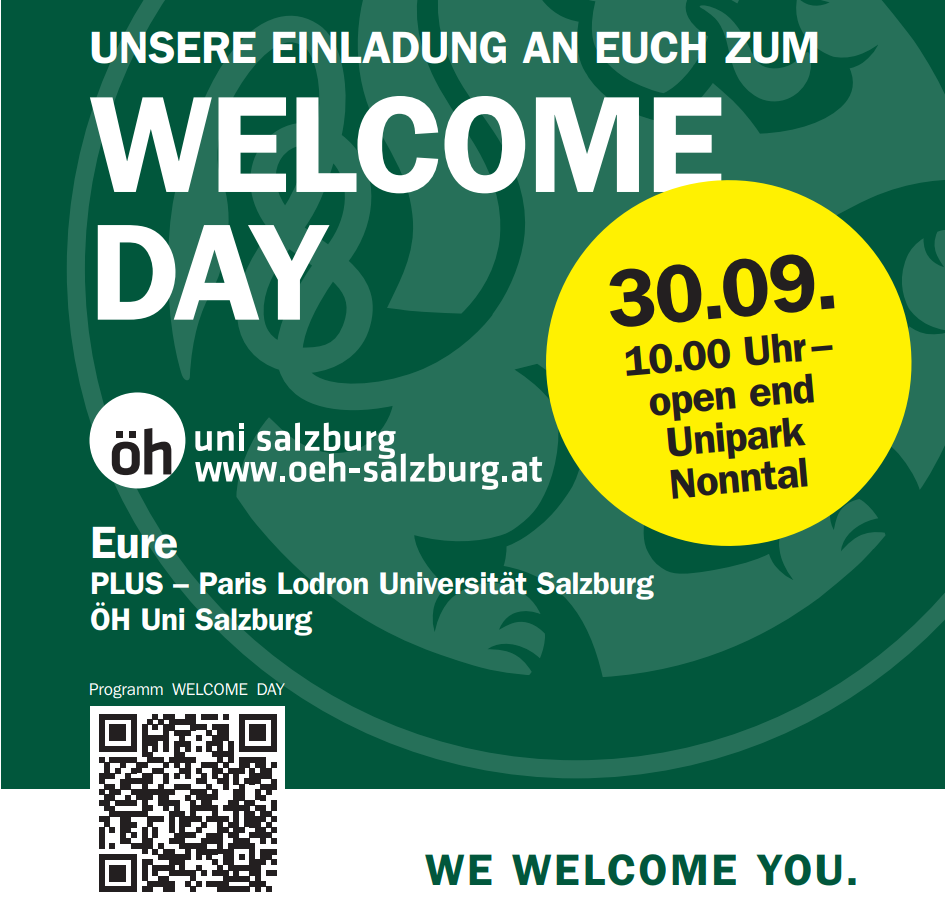 ÖH Welcome Day 2024 | Plakat (Ausschnitt)