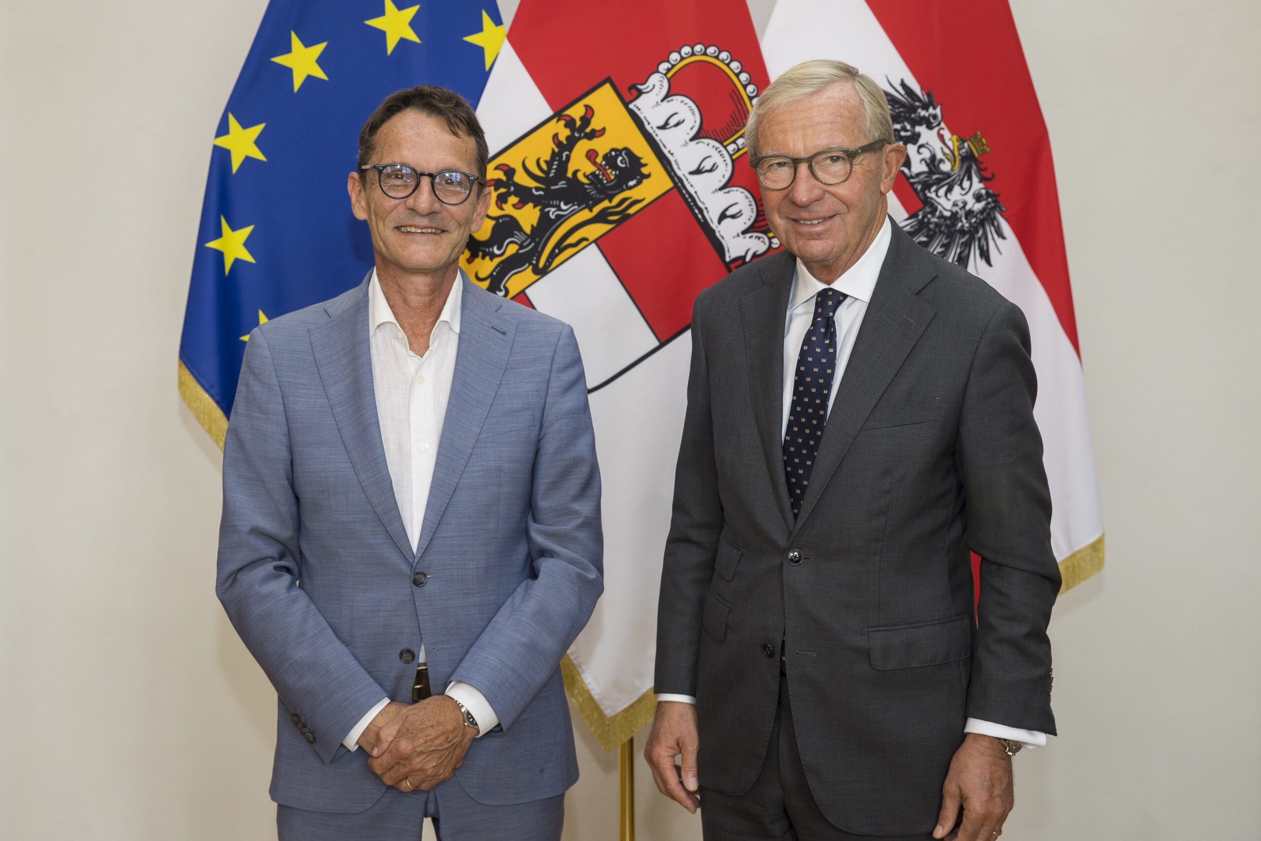 Bernhard Fügenschuh mit LH Wilfried Haslauer