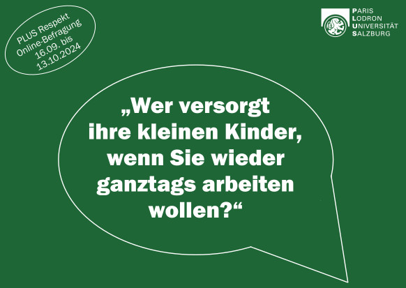 Karte: Wer versorgt Ihre kleinen Kinder, wenn Sie wieder ganztags arbeiten wollen?