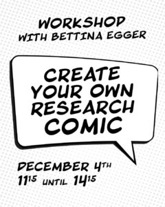 Announcement: Comic Workshop with Bettina Egger