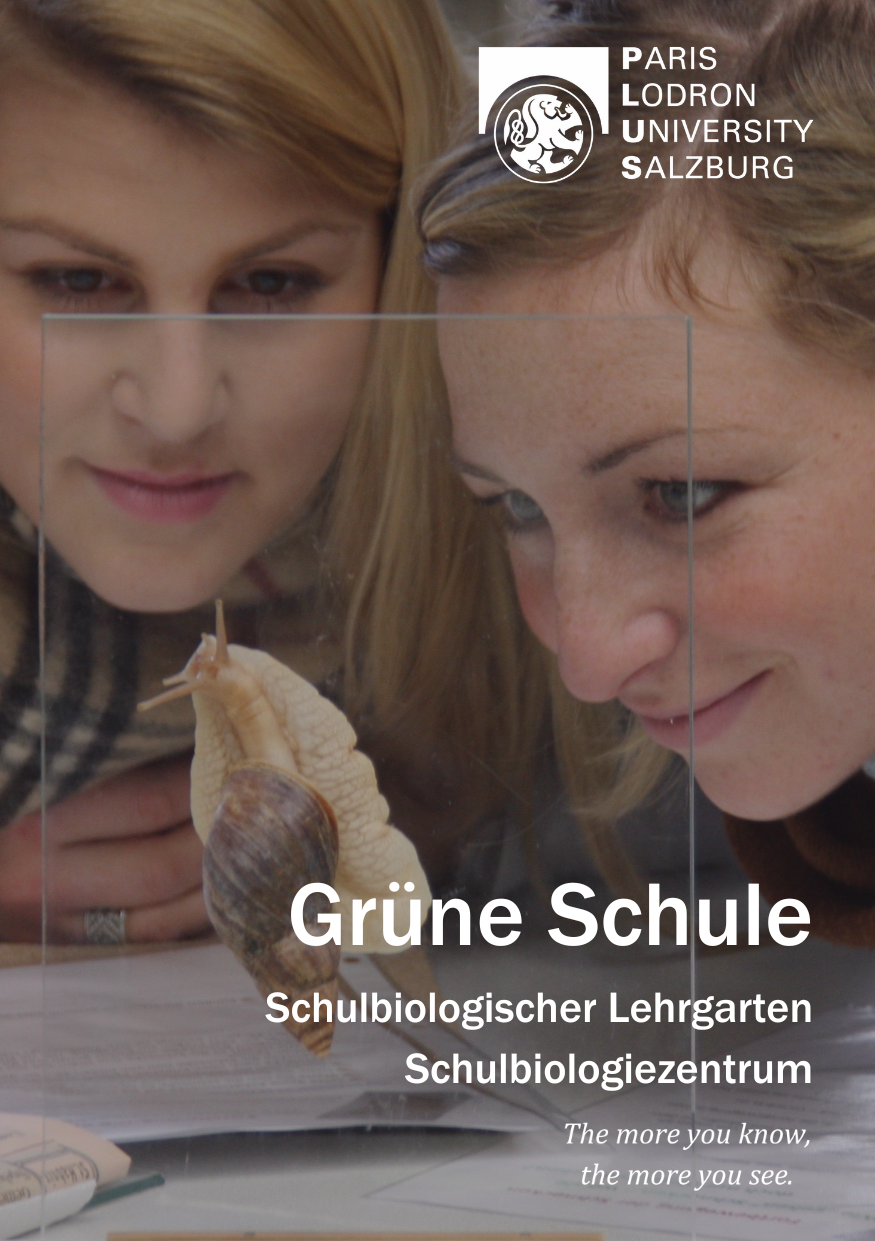 Poster Grüne Schule Fachbereich Umwelt und Biodiversität