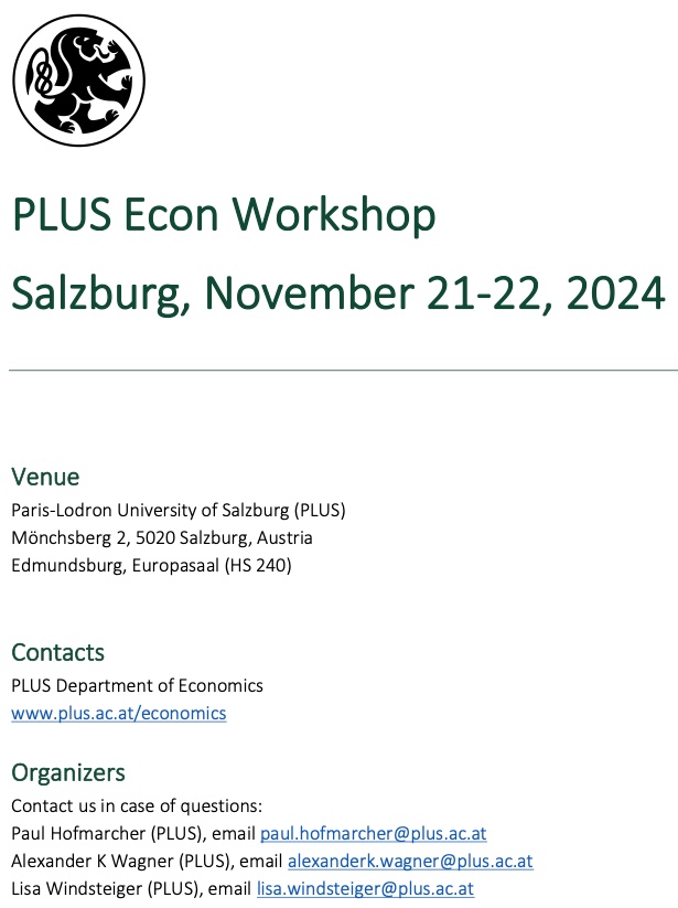 PLUS Econ worshop 2024