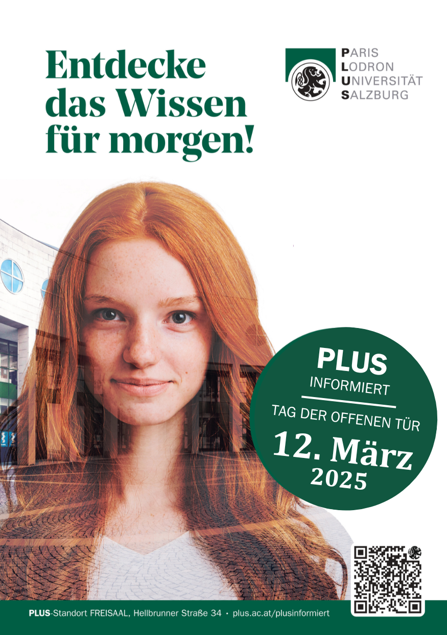 Plakat PLUS Tag der offenen Tür 12. März 2025