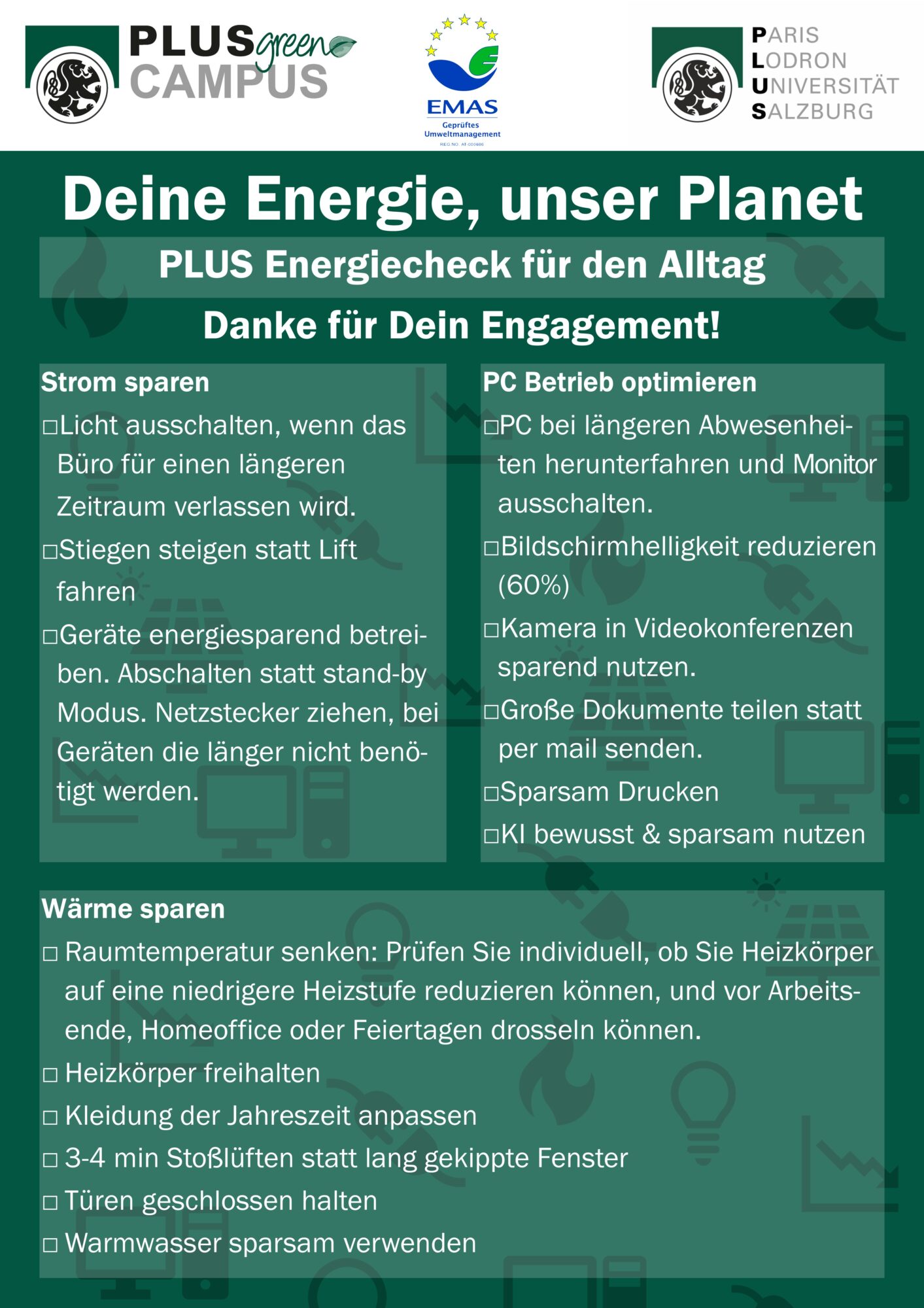 Deine Energie, unser Planet