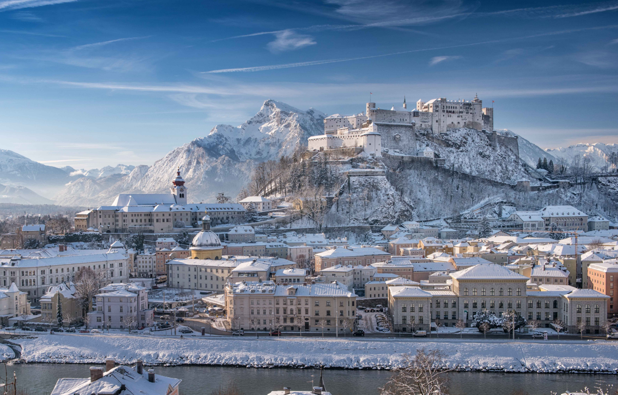 Salzburg im Schnee