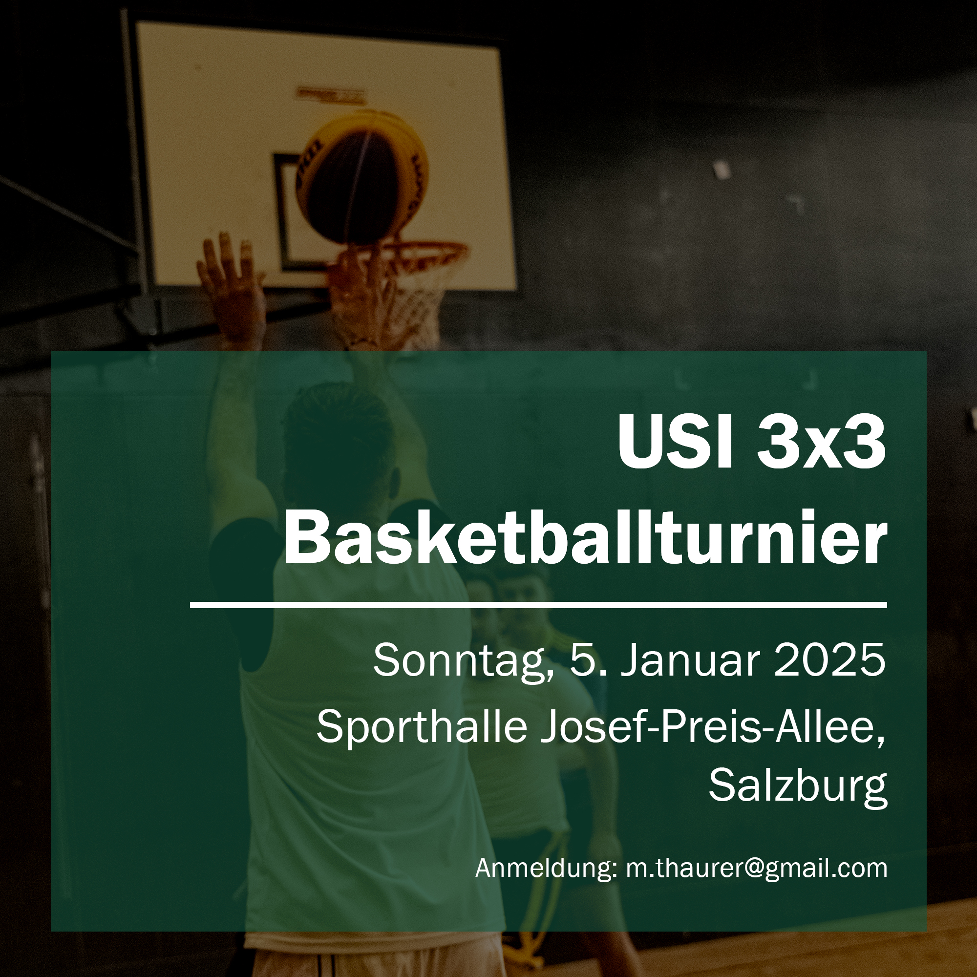 3x3 Basketball Turnier am 5.1.25